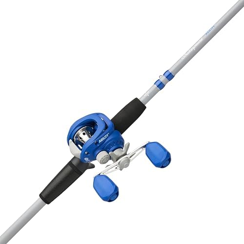 Shakespeare Agility Baitcast Low Profile Reel and Fishing Rod Combo